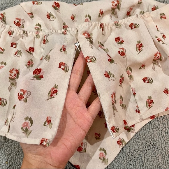 SHEIN Floral bandeau top - Picture 6 of 7